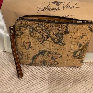 PATRICIA NASH WRISTLET  EUROPEAN MAP